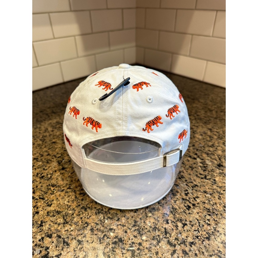 Auburn Tigers '47 Clean Up Adjustable Hat White Orange Tiger Print - Picture 3 of 9